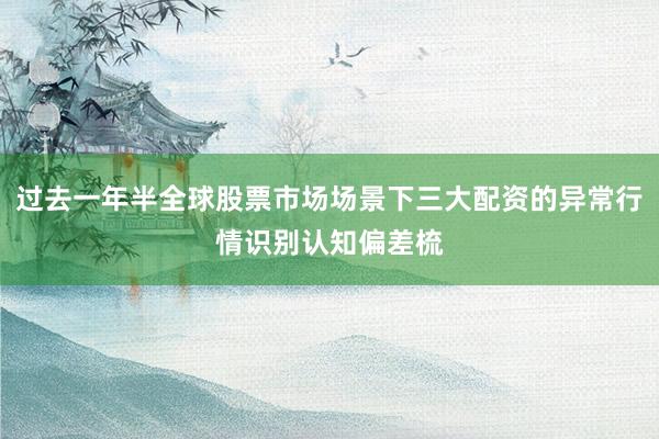 过去一年半全球股票市场场景下三大配资的异常行情识别认知偏差梳